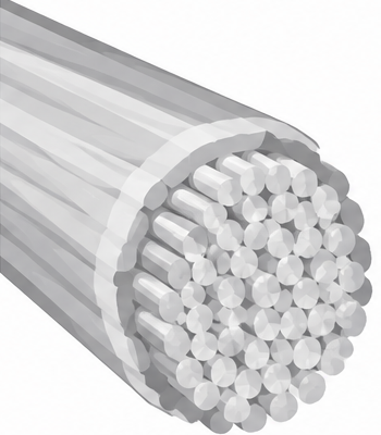 Cordage tennis multifilament